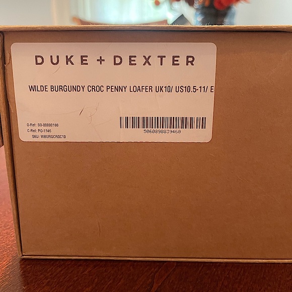 New/Never worn Duke and Dexter WILDE croc penny loafers - Picture 2 of 6